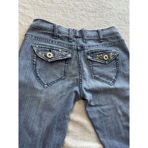 Vanilla Star Jeans Women's Size‎ 5 Flare Bottom Low Rise 5 Pocket